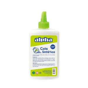 PEGAMENTO COLA 250ml CON APLICADOR ECONOMICA - ALPHA