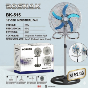 Ventilador 3 en 1 BOSNAK BK-515